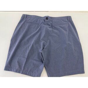 Footjoy FJ Golf Shorts Men Size 40 Performance Stretch Blue 9" Inseam Flat Front